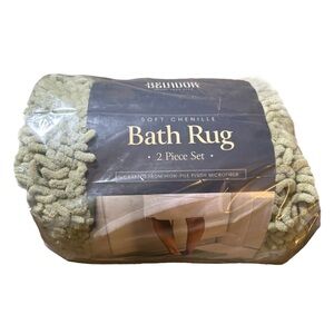 Belador Two-Piece Bath Rug Set, Sage Green